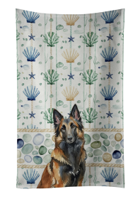 Belgian Tervuren Coastal Sea Glass Kitchen Towel