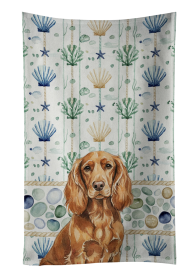 Boykin Spaniel Coastal Sea Glass Kitchen Towel