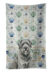 Gray Briard Coastal Sea Glass Kitchen Towel