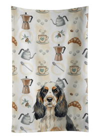 Parti Cocker Spaniel Coffee Bar Kitchen Towel