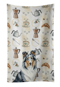 Blue Merle Collie Coffee Bar Kitchen Towel