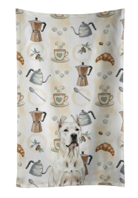 Dogo Argentino Coffee Bar Kitchen Towel