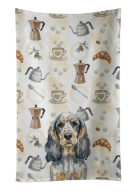 Blue Roan & Tan English Cocker Spaniel Coffee Bar Kitchen Towel