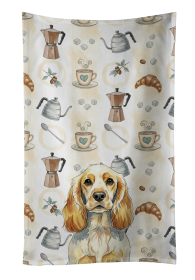 Lemon Roan English Cocker Spaniel Coffee Bar Kitchen Towel