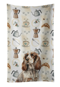 Liver Roan English Cocker Spaniel Coffee Bar Kitchen Towel