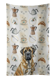 Brindle English Mastiff Coffee Bar Kitchen Towel