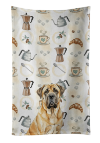 Fawn English Mastiff Coffee Bar Kitchen Towel