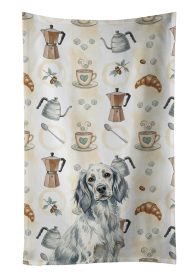 Blue Belton English Setter Coffee Bar Kitchen Towel