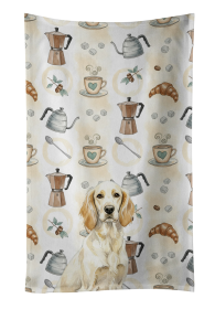 Lemon Belton English Setter Coffee Bar Kitchen Towel
