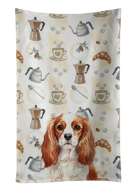 Blenheim English Toy Spaniel Coffee Bar Kitchen Towel