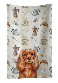 Ruby English Toy Spaniel Coffee Bar Kitchen Towel