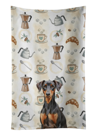 German Pinscher Coffee Bar Kitchen Towel