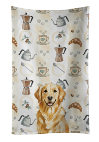 Golden Retriever Coffee Bar Kitchen Towel