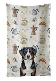 Greater Swiss Mountain Dog Coffee Bar Kitchen Towel