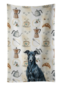 Black Greyhound Coffee Bar Kitchen Towel