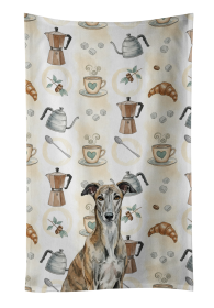 Brindle Greyhound Coffee Bar Kitchen Towel