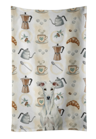 White Greyhound Coffee Bar Kitchen Towel