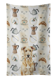 Wheaten Irish Wolfhound Coffee Bar Kitchen Towel