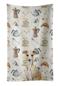 Fawn Italian Greyhound Coffee Bar Kitchen Towel