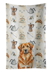 Red Leonberger Coffee Bar Kitchen Towel