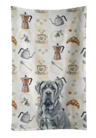 Blue Neapolitan Mastiff Coffee Bar Kitchen Towel