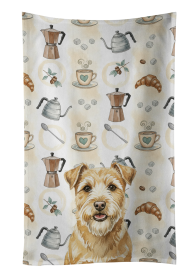 Wheaten Norfolk Terrier Coffee Bar Kitchen Towel