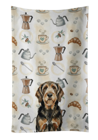 Black and Tan Otterhound Coffee Bar Kitchen Towel