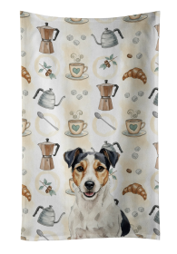 Parson Russell Terrier Coffee Bar Kitchen Towel