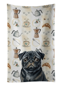 Black Pug Coffee Bar Kitchen Towel