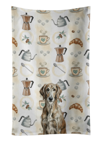 Brindle Scottish Deerhound Coffee Bar Kitchen Towel