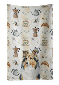 Sable Sheltie Coffee Bar Kitchen Towel
