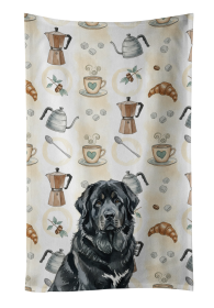 Black Tibetan Mastiff Coffee Bar Kitchen Towel