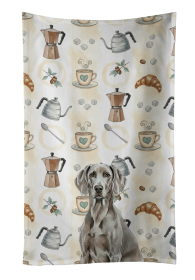 Weimaraner Coffee Bar Kitchen Towel