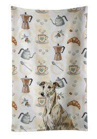 Brindle Whippet Coffee Bar Kitchen Towel