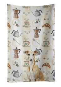 Fawn Whippet Coffee Bar Kitchen Towel