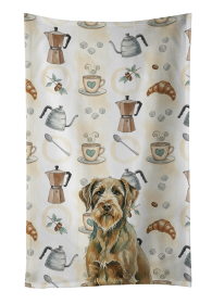 Chestnut Wirehaired Pointing Griffon Coffee Bar Kitchen Towel
