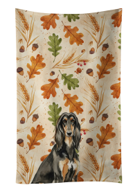 Black & Tan Afghan Hound Heirloom Fall Kitchen Towel