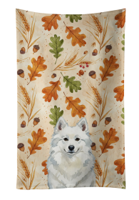 American Eskimo Heirloom Fall Kitchen Towel