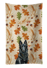 Belgian Sheepdog Groenendael Heirloom Fall Kitchen Towel
