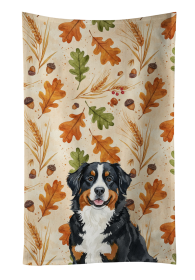 Bernese Mountain Dog Heirloom Fall Kitchen Towel
