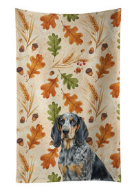 Bluetick Coonhound Heirloom Fall Kitchen Towel