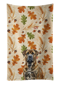 Brindle Boerboel Heirloom Fall Kitchen Towel