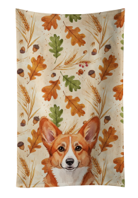 Red Cardigan Welsh Corgi Heirloom Fall Kitchen Towel