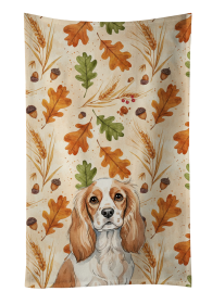 Blenheim Cavalier Spaniel Heirloom Fall Kitchen Towel