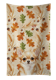 Fawn Chihuahua Heirloom Fall Kitchen Towel