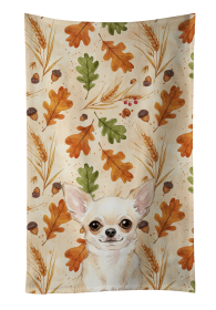 Cream Chihuahua Heirloom Fall Kitchen Towel