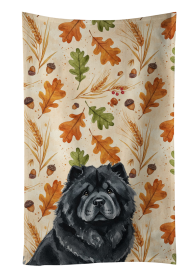 Black Chow Chow Heirloom Fall Kitchen Towel