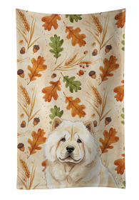 Cream Chow Chow Heirloom Fall Kitchen Towel