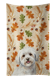 Coton de Tulear Heirloom Fall Kitchen Towel