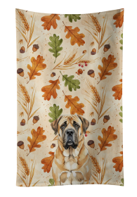 Apricot English Mastiff Heirloom Fall Kitchen Towel